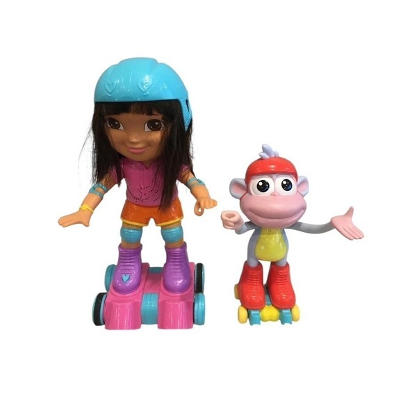 Mattel Other - Dora the Explorer Skate Spin Dora & Boots Roller Skating Friends Forever Tested